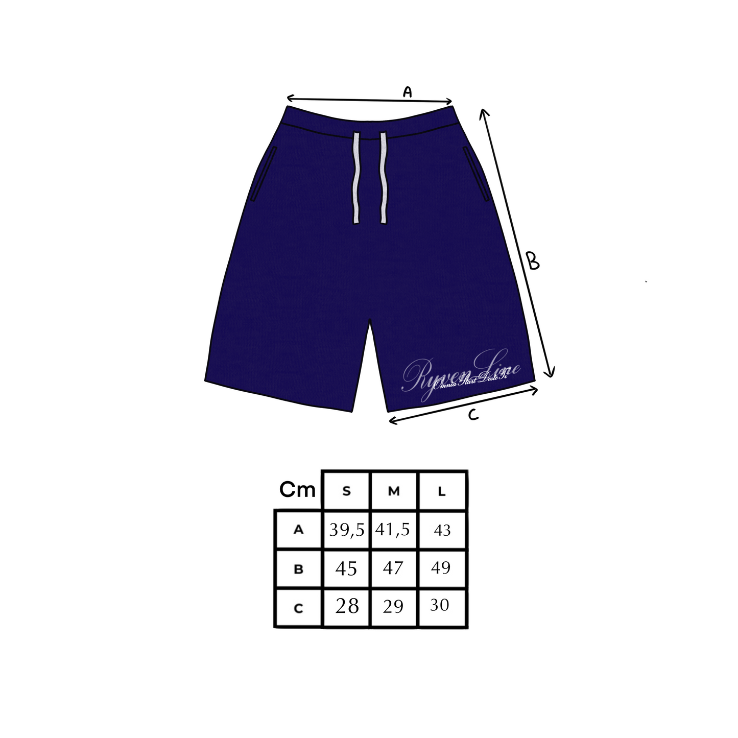 Pre Ordine Shorts “Ryven Line”